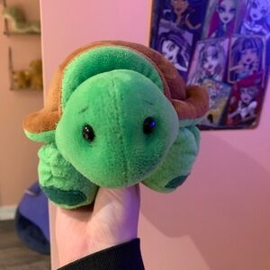 webkinz Green and Brown Plush Turtle Toy
